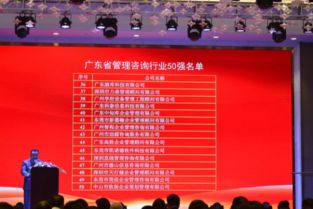 直线管理咨询荣获广东省管理咨询行业50强称号 组图